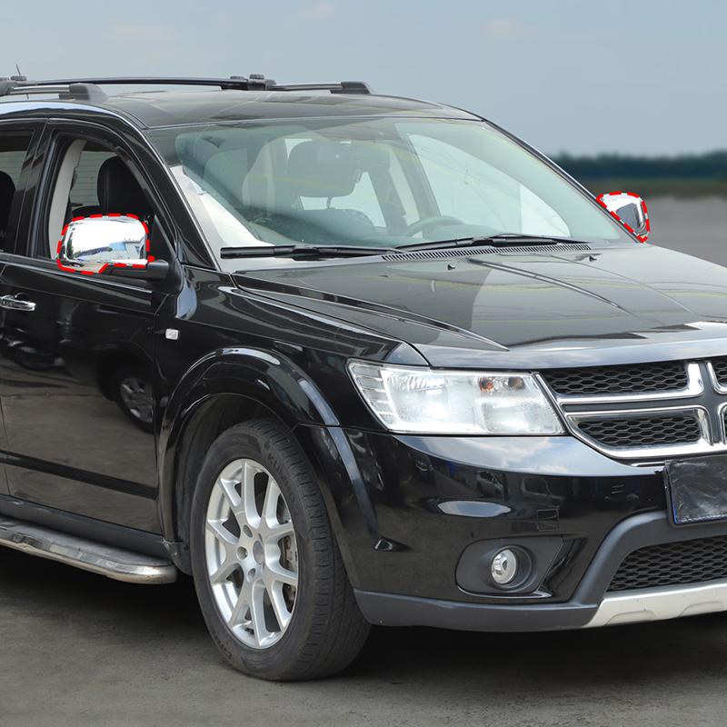Декоративная рамка зеркала заднего вида для Dodge Journey 2009-2020, наружные аксессуары для автомобиля, АБС-пластик