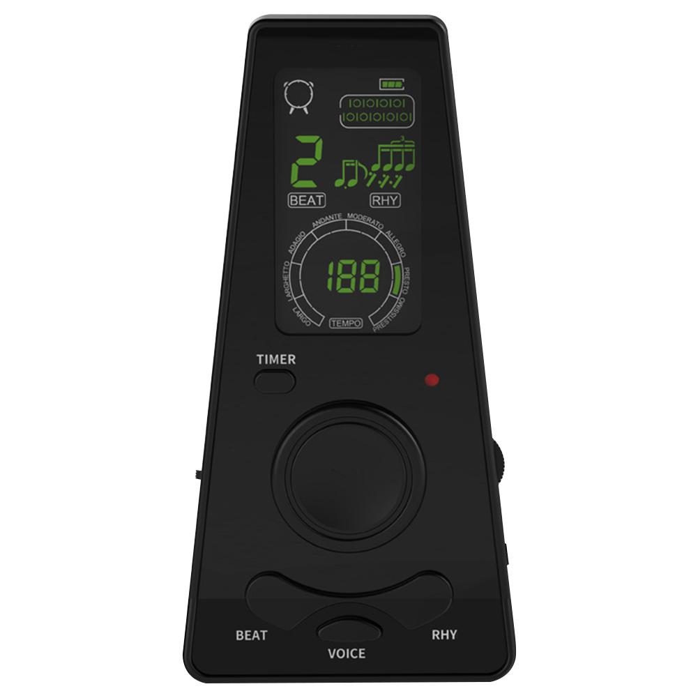 Digital Metronome Volume & Beat Speed Adjustable Electronic Metronome with Timer for Guitar Piano Violin Saxophone Etc