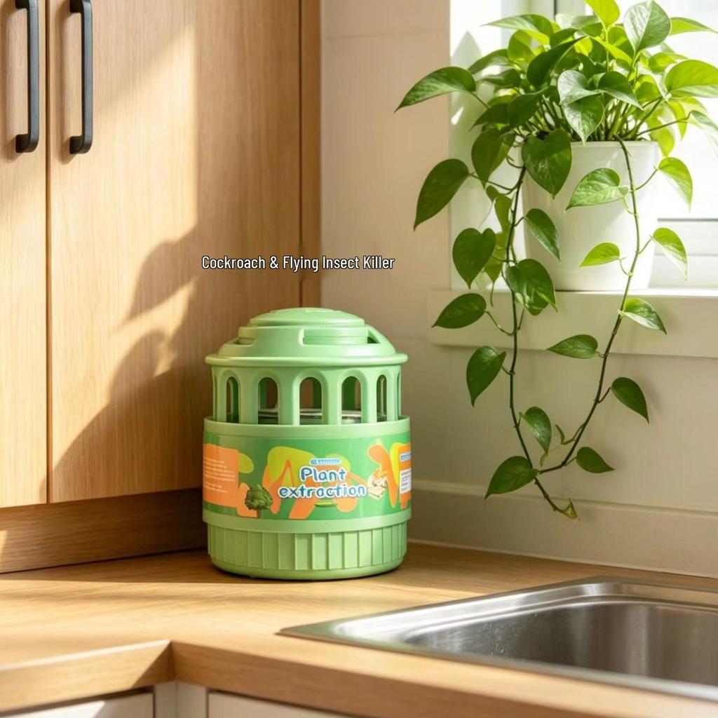 Green Hollow Plant Aroma Insect Repellent Box for Flying Insects & Cockroaches – Safe for Mother & Baby