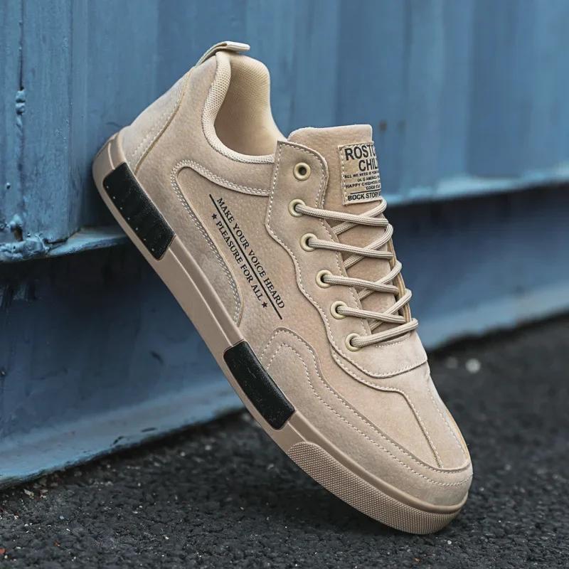 Мужская модная обувь для ходьбы на открытом воздухе, новые кроссовки, нескользящая мужская обувь для тенниса, повседневная обувь для скейтборда, мужские ботинки на шнуровке