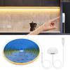 Dimmable USB 5V LED Under Cabinet Light COB Strip With Penetrable 25MM Wood Wireless Control Touch Switch DIY Kitchen Lighting