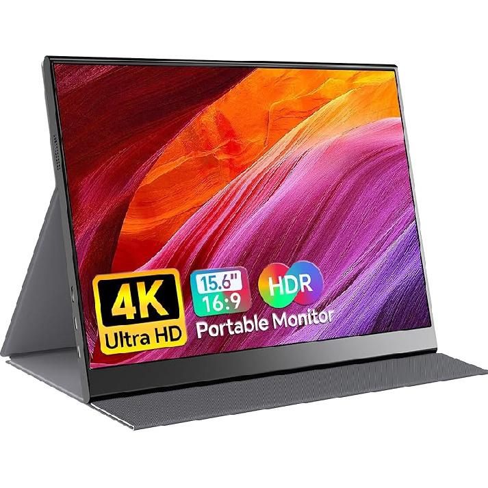 Портативный монитор 15,6 дюйма 1080P USB-C HDMI Ультратонкий дорожный монитор с подставкой, для ноутбука, ПК, телефона Mac, PS, Xbox, Swich IPS Ультратонкий Zero