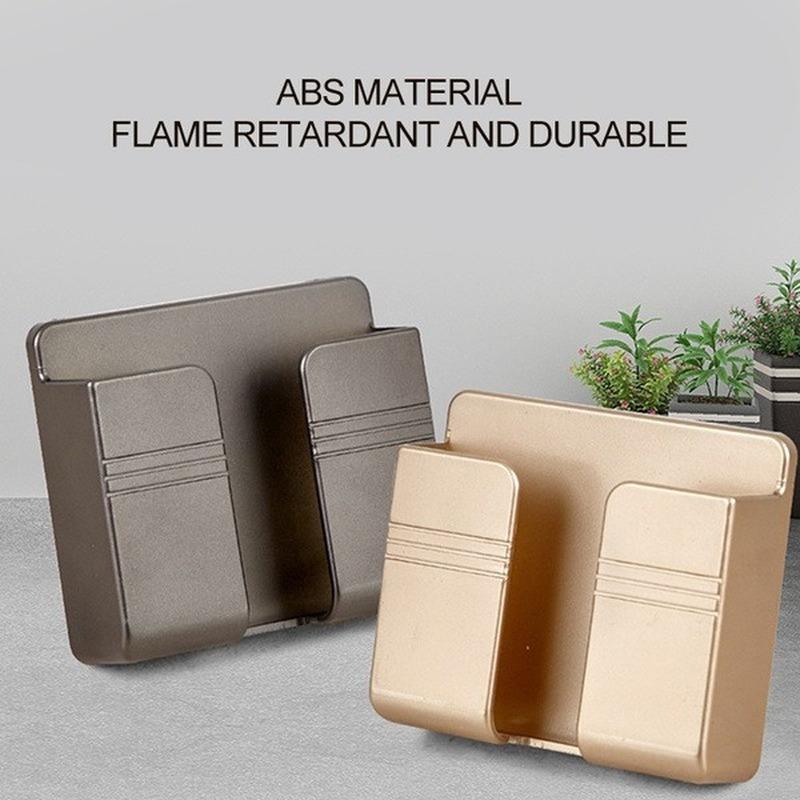 Пульт дистанционного управления без перфорации. Зарядка мобильного телефона. Настенный ящик. Настенный ящик для хранения. Стеллаж для хранения мобильного телефона.