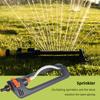 Automatic Oscillating Sprinkler Oscillating 4 Modes Watering Garden Sprinklers with 19 Hole Nozzle for Outdoor Patio Courtyard
