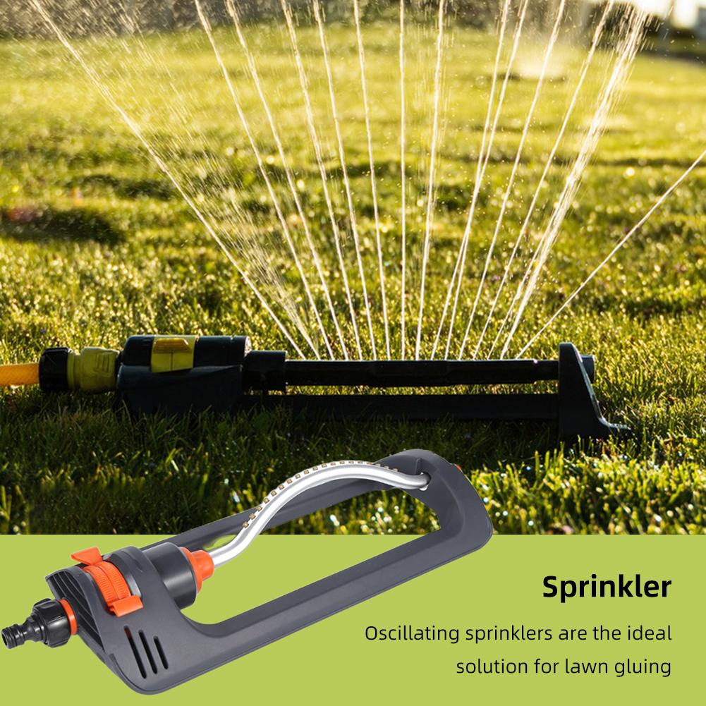 Automatic Oscillating Sprinkler Oscillating 4 Modes Watering Garden Sprinklers with 19 Hole Nozzle for Outdoor Patio Courtyard
