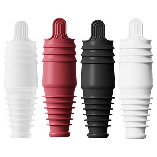 Многоразовая силиконовая пробка для винных бутылок, герметичная, для вина, шампанского, виски и пива. Пищевая силиконовая пробка для вина.