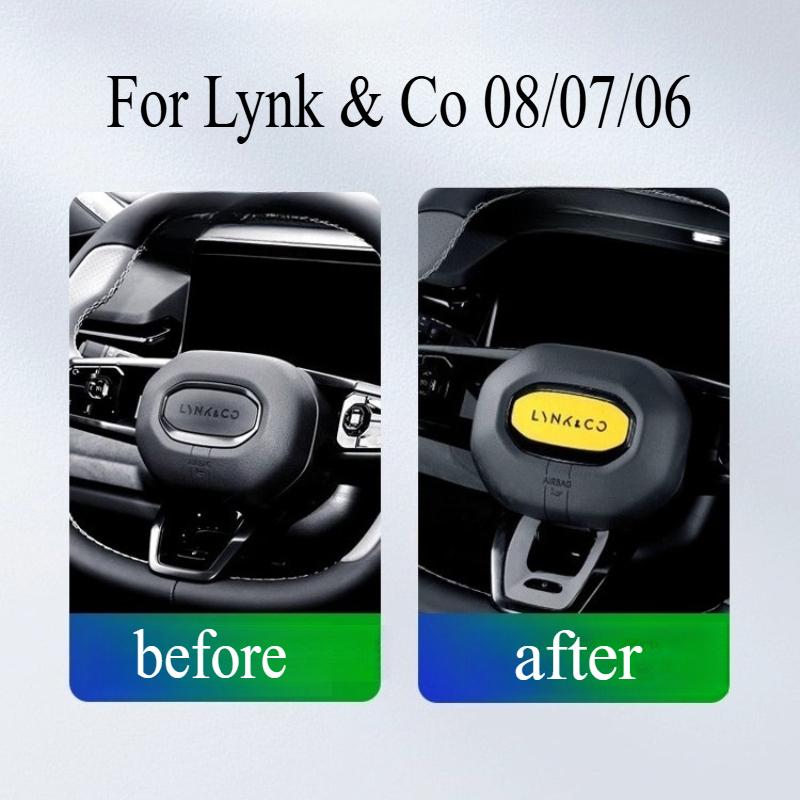 Special Steering Wheel Decorative Sticker for Lynk & Co 08/07/06 -2025 - Interior Mod Part & Auto Supply