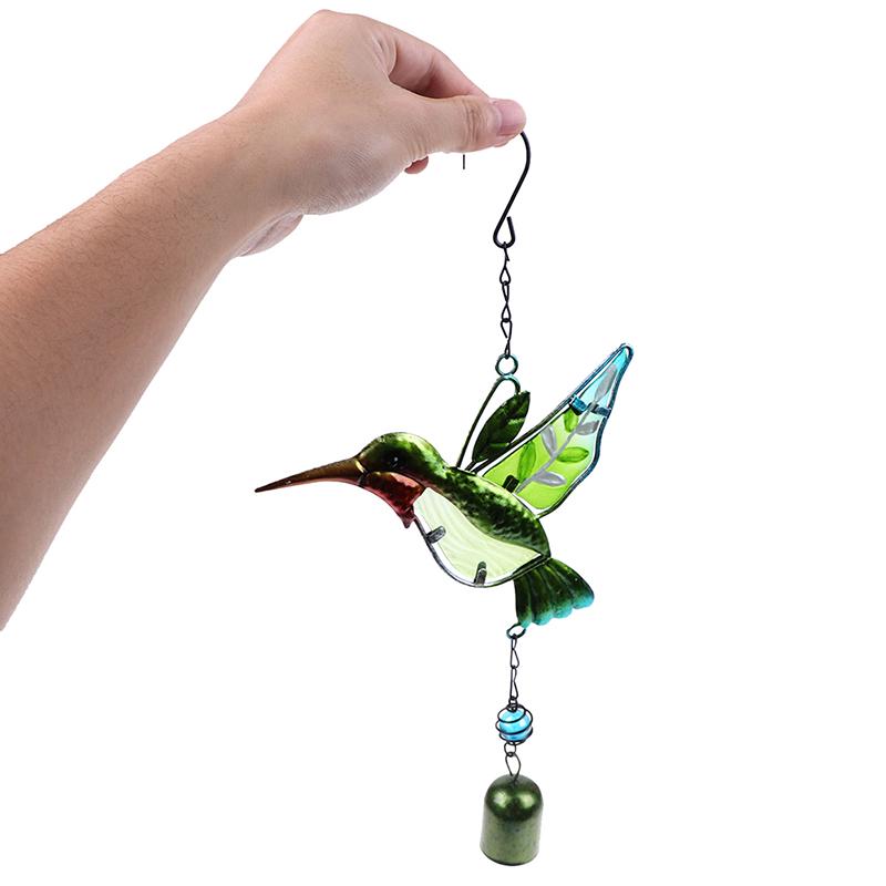 Птица перезвон ветра для стены, окна, двери, колокольчик, подвесные украшения