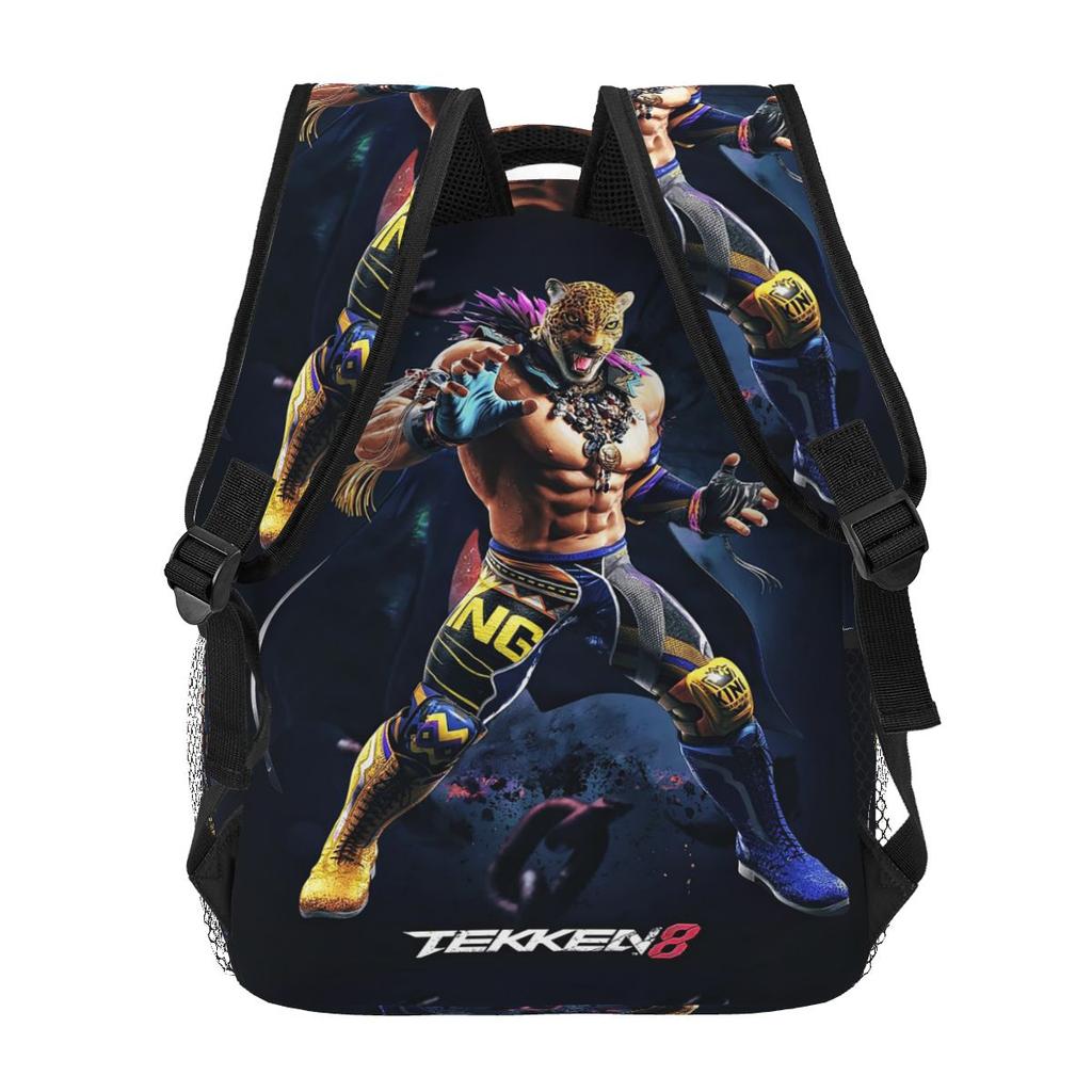 TEKKEN King Игра Аниме Рюкзаки Мальчики Девочки Ранец Детские Школьные Сумки Мультяшный Дорожный Рюкзак Сумка Через Плечо Большая Вместимость