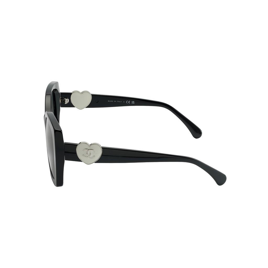 Chanel Logo Butterfly Sunglasses Women sunglasses Black 0CH5519