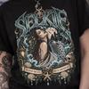 Selkie Shirt, Scottish Folklore Tee, Celtic Fae Shirt, Sea Witch Gift, Moon Ocean Waves, Seal Art, Dark Coastal Folk Witch Clothing
