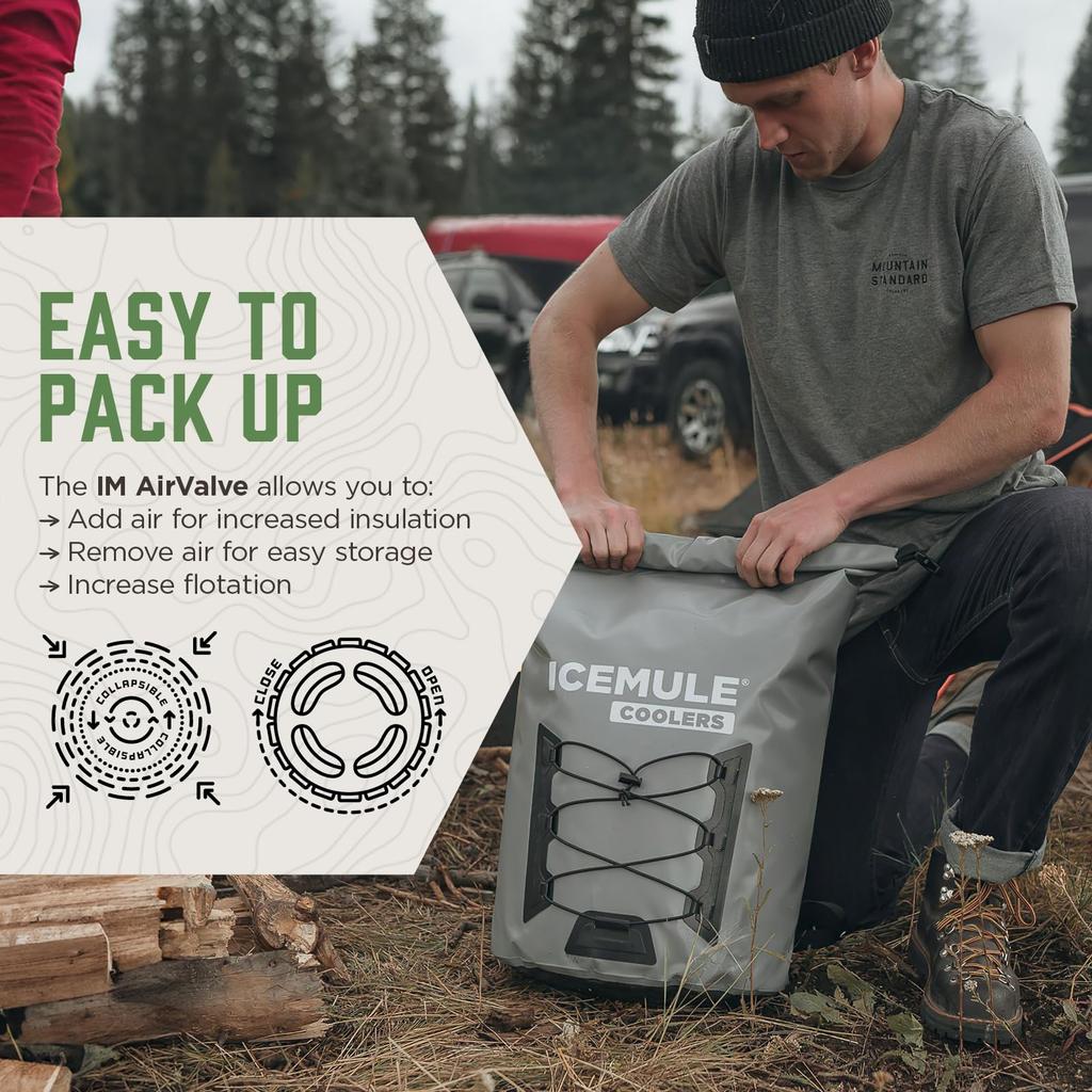 ICEMULE Outdoor Pro Cooler L Olive Green Japanese 59427 (20L) [Genuine Product]