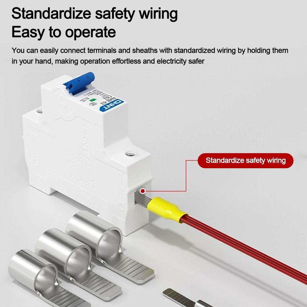 Copper Tin Plated C45 Contact Pin Pin-Shaped Cable Wire Lug Insert Crimp Terminal  Electrical