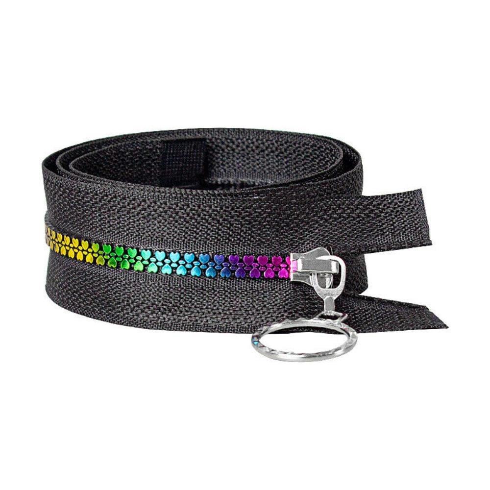 Молнии в форме сердца с зубцами для курток, пальто, швейные принадлежности, смоляные молнии, новые открытые молнии