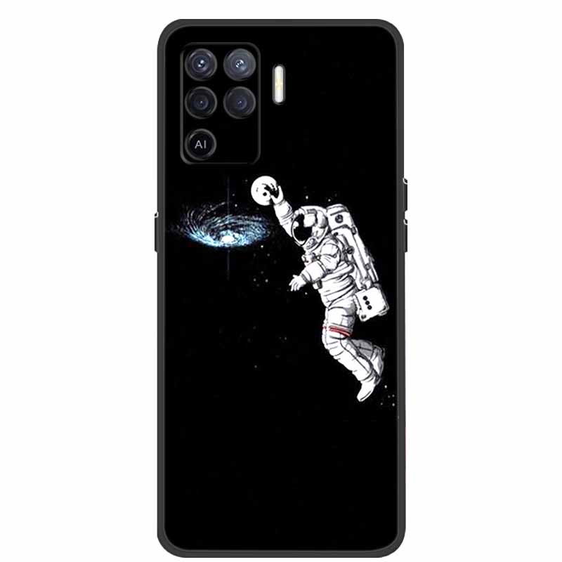 Для чехла OPPO Reno5 Lite Чехол Ударопрочный Мягкий силикон ТПУ Задняя крышка Для телефона Oppo Reno 5Z 5 Lite Чехол 5Lite CPH2205 Fundas