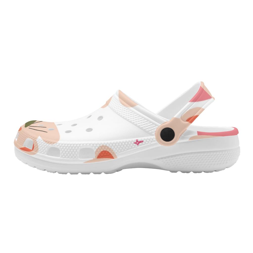 Colorful Pattern EVA Clogs for Women Men Easy Clean Lightweight Slip On Casual Footwear Soft Sole Summer Sandals Leisure Wear