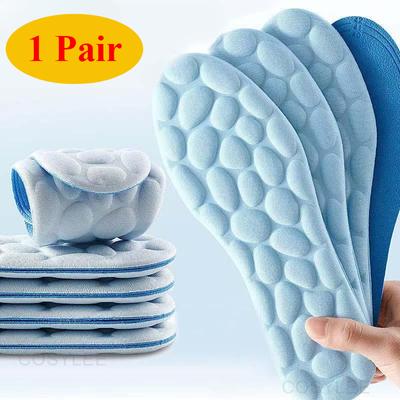 Дышащие массажные стельки из пены с эффектом памяти для обуви с ортопедической подушкой для спортивного бега