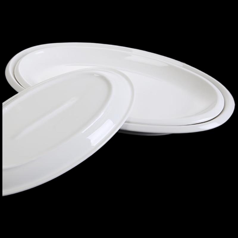 Морона 18-дюймовая овальная керамическая тарелка для рыбы