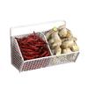 Durable Space Saving Storage Keep Neat Cabinet Small Hanging Basket Home Organizer Rack