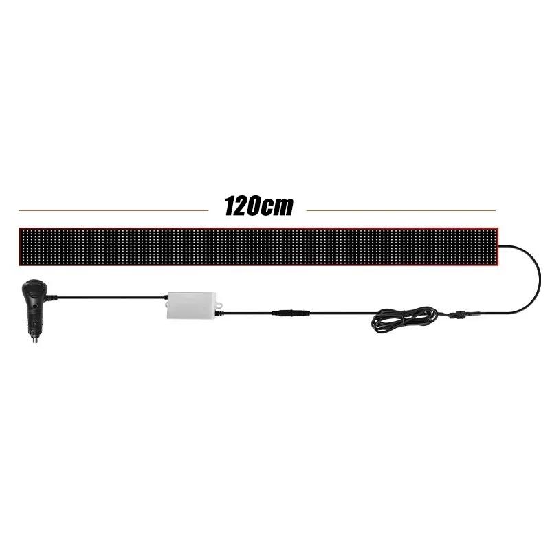 1.2-2M Car Truck Devil‘s Eyes LED Matrix Panel Screen Light Remote Control LED Screen Light Animation Display for Car Windshield