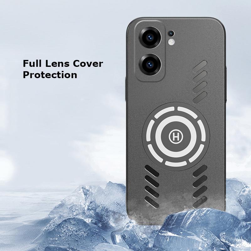 Для vivo iQOO Neo 9 9s 8 7 6 5 SE S Pro Racing Rock Sand Ice Магнитное рассеивание тепла Матовый чехол для ПК с защитой от отпечатков пальцев Дышащий охлаждающий чехол
