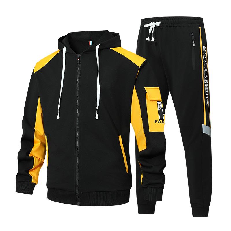 Empty Version Sportswear Set Cardigan Jacket Can Be Added As A Two-piece Teenage Boys Students' Group Clothes