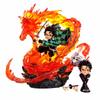 30 см Фигурка Аниме Клинок Рассекающий Демонов Kimetsu No Yaiba Фигурка Действия GK Тандзиро Камадо Коллекционная Модель Куклы Игрушки Со Светом