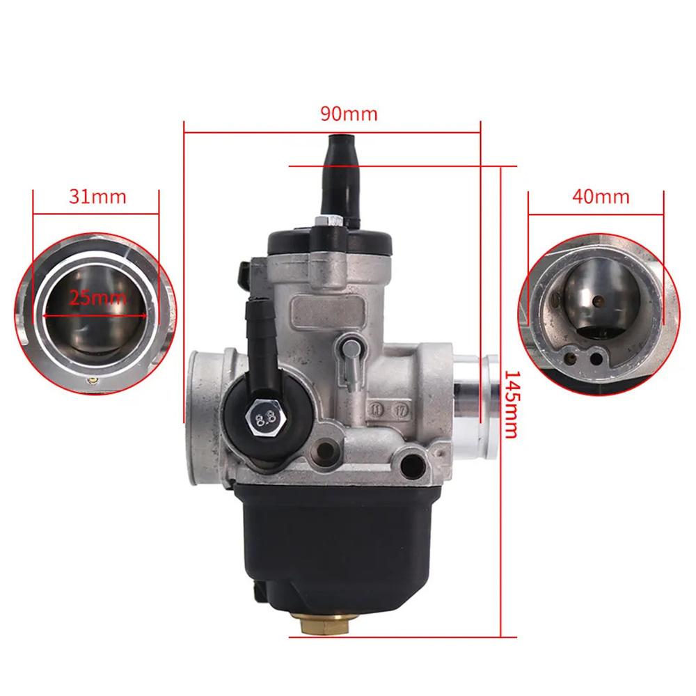 Карбюратор PHBL 25мм BS R2731 Подходит для мотоцикла скутера 2-тактного 50cc-300cc