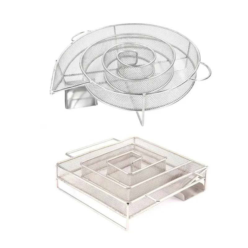 Генератор холодного дыма для гриля или коптильни, древесная пыль, горячее и холодное копчение, лосось, мясо, горение, приготовление, нержавеющие инструменты для барбекю