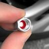 CYHHKS1 4Pcs Car Logo Metal Tire Valve Caps Dust Cover Accessories For Jeep Grand Cherokee Wrangler JK Gladiator Compass Renegade Patrio
