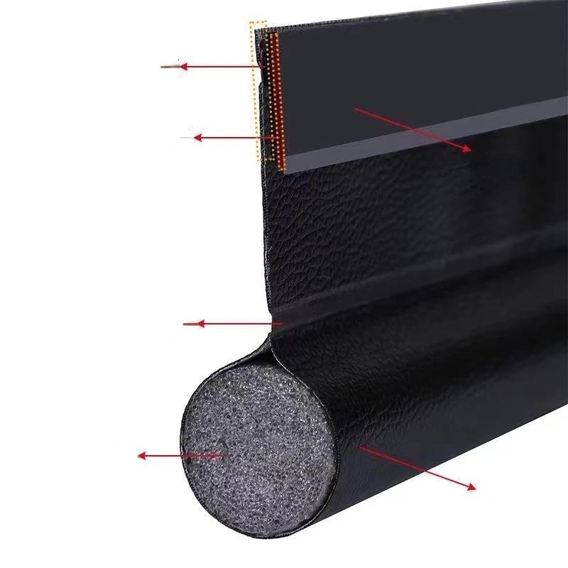 Door Bottoom Draft Stopper Adjustable Door Sweep Under Door Draft Blocker Insulator Weatherstrip House Acoustic Foam Seal Strip