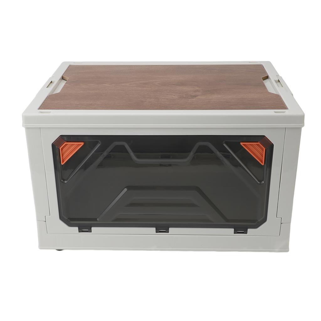 Складные штабелируемые контейнеры для хранения, многоцелевые пластиковые контейнеры для хранения большой емкости с крышками для Campin