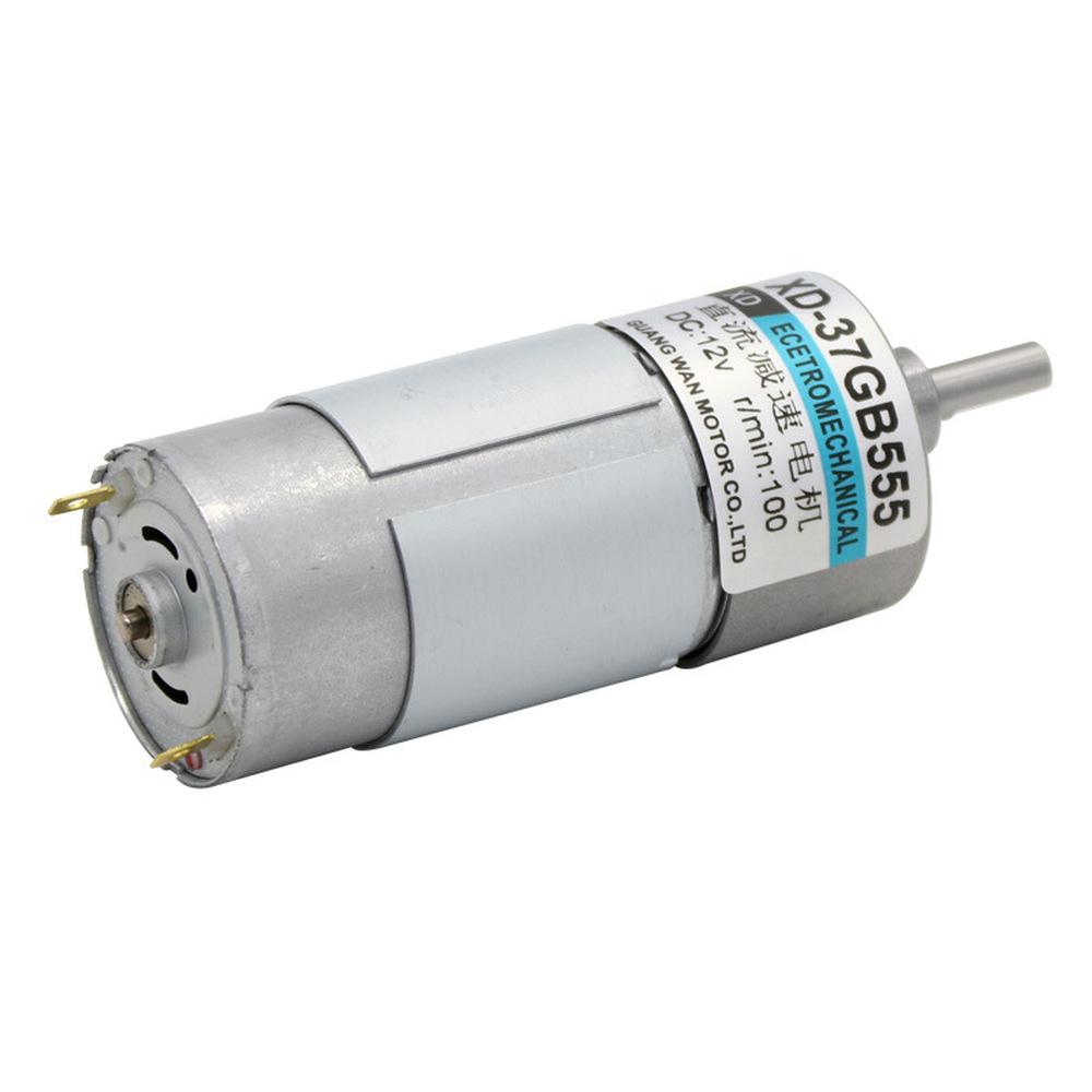 12 В/24 В 35 Вт микро-мотор-редуктор постоянного тока с регулируемой скоростью по часовой/против часовой стрелки, большой малошумный электродвигатель