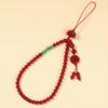 New natural cinnabar wrist phone chain pendant, phone case accessory, exquisite wrist strap for women and men