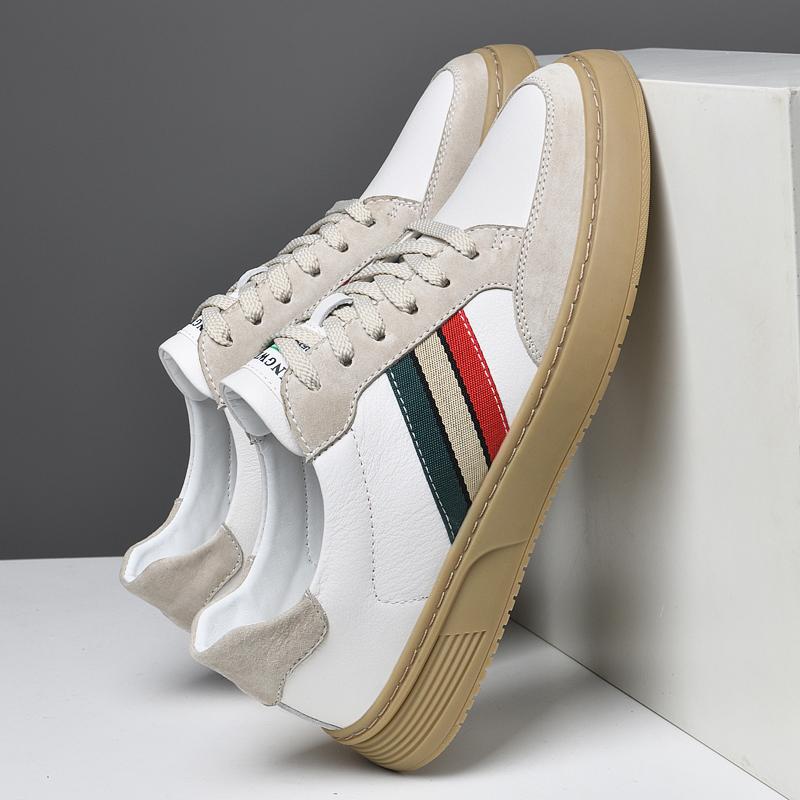 High Quality Men Genuine Leather Casual Shoes Spring Autumn Men Sneakers Luxury Brand Mens Shoes Comfortable Flat Male Footwear