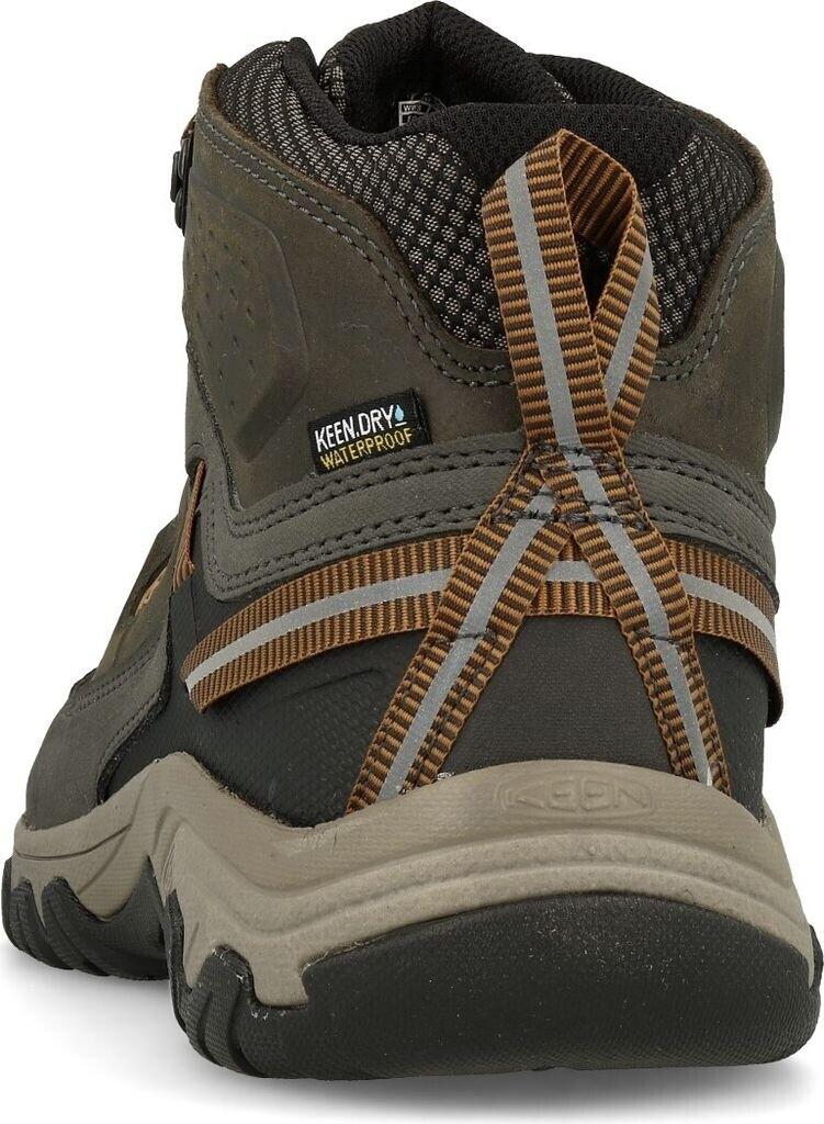 Men's Keen Targhee III WP Mid Trekking Shoes Black Olive/golden Brown