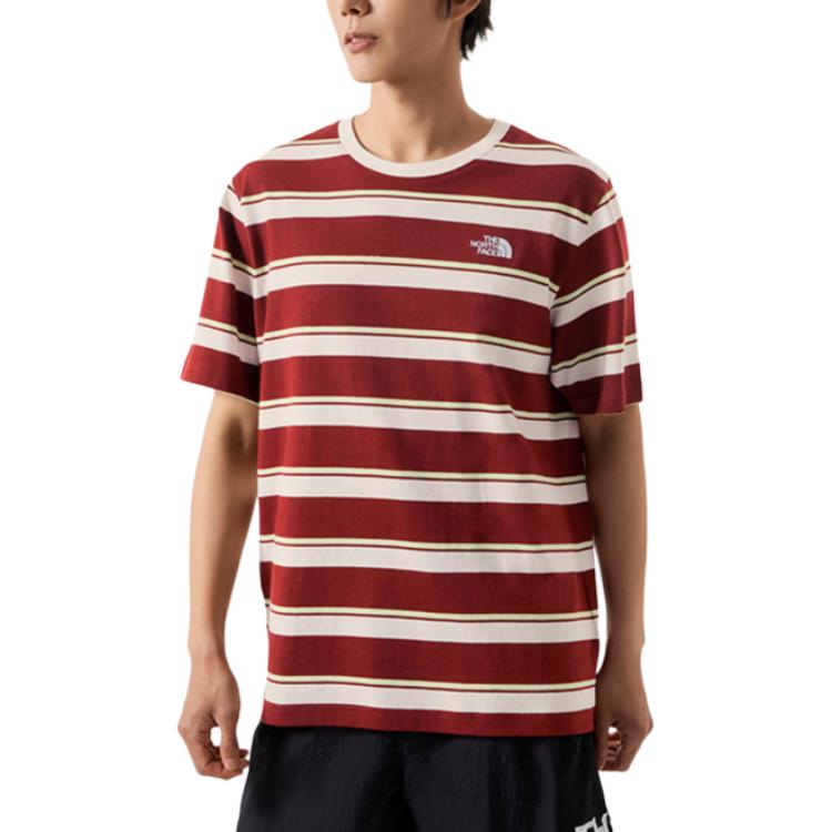 THE NORTH FACE T Shirt Men's Red White NF0A87VT-SO4