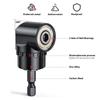 Right Angle Drill Attachment Impact Grade Power Hand Tool Driver Rotatable Socket Adapter Extension Set Screwdriver Holder Nut