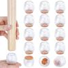 16pcs Silicone Table and Chair Leg Feet Pad Caps Square Caps Sock Foot Cover Non-slip Furniture Floor Protector Pad