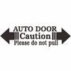 Премиальная наклейка «Осторожно, автоматическая дверь. Пожалуйста, не тянуть!» Надежная и долговечная!