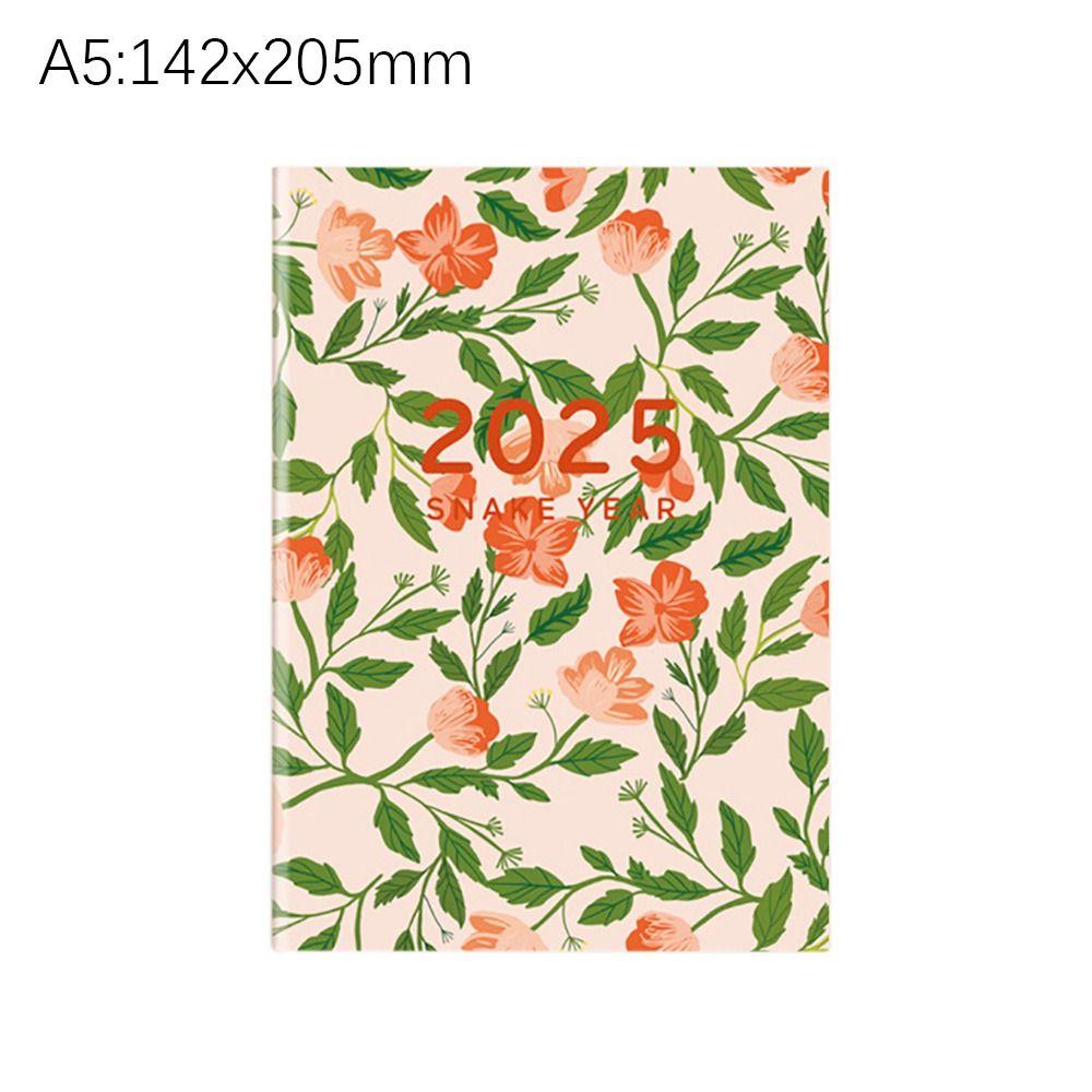 24 Sheets Schedules Notebook A4 A5 Agenda Planner High-quality 2025 Calendar Planner  School