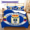 Real Oviedo Bedding Quilt Set Quilt Cover Pillowcase Home Decoration Birthday Gift (1 * duvet cover + 2 * pillowcase, without core)
