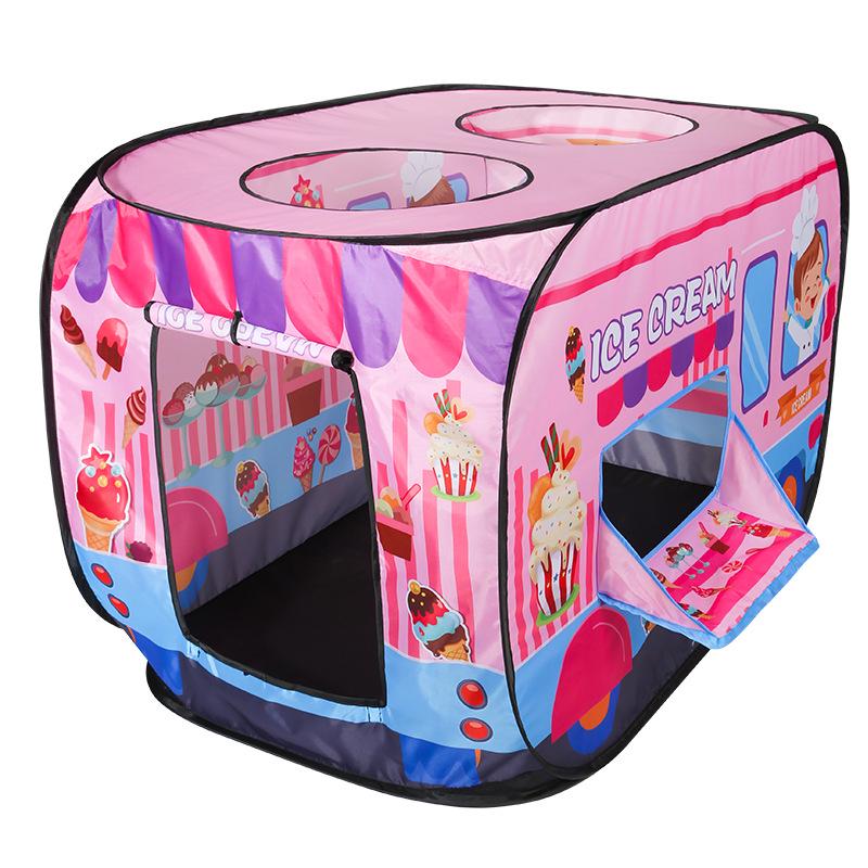 Free Shipping: Foldable Kids' Car Tent and Ball Pool for Indoor Play