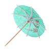 50Pcs Mini Paper Umbrella Cocktail Cake Drink Fruit Decoration Hawaii Beach Pool Party Decor Birthday Wedding Supplies
