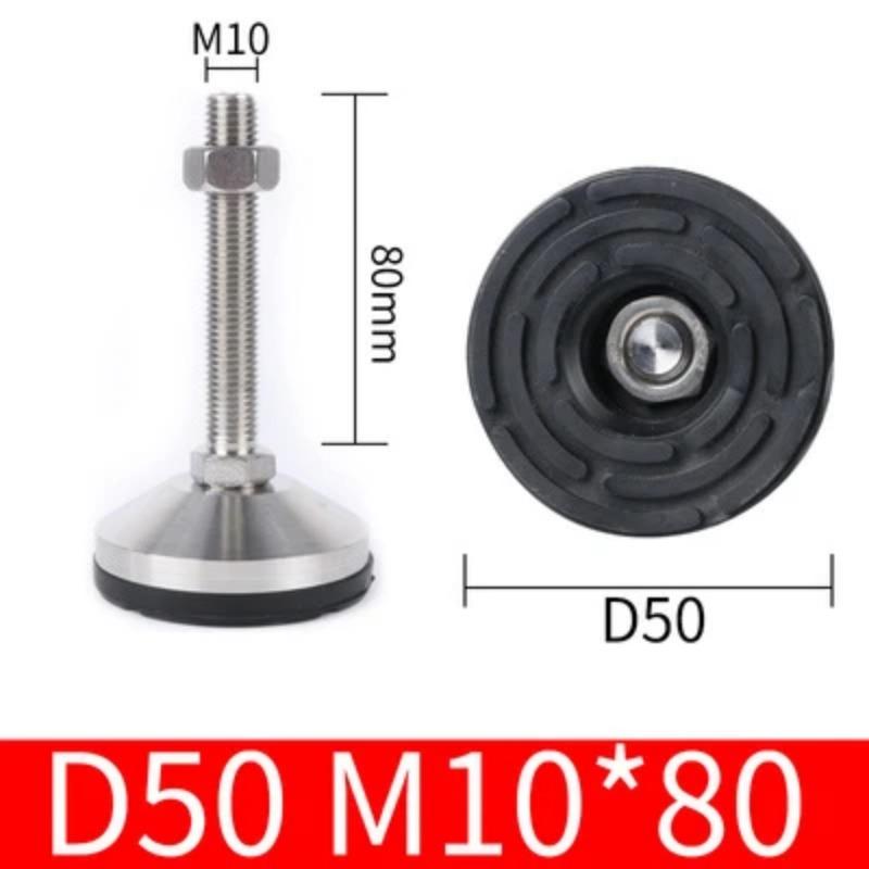 4 шт., нескользящая балансировочная чашка для ног из нержавеющей стали, регулируемая сверхмощная фиксированная ножка для промышленного оборудования, мебели