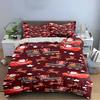 Christmas Floral Pattern Bedding Set Bedding set (1 duvet cover, 2 pillowcases, duvet not included)