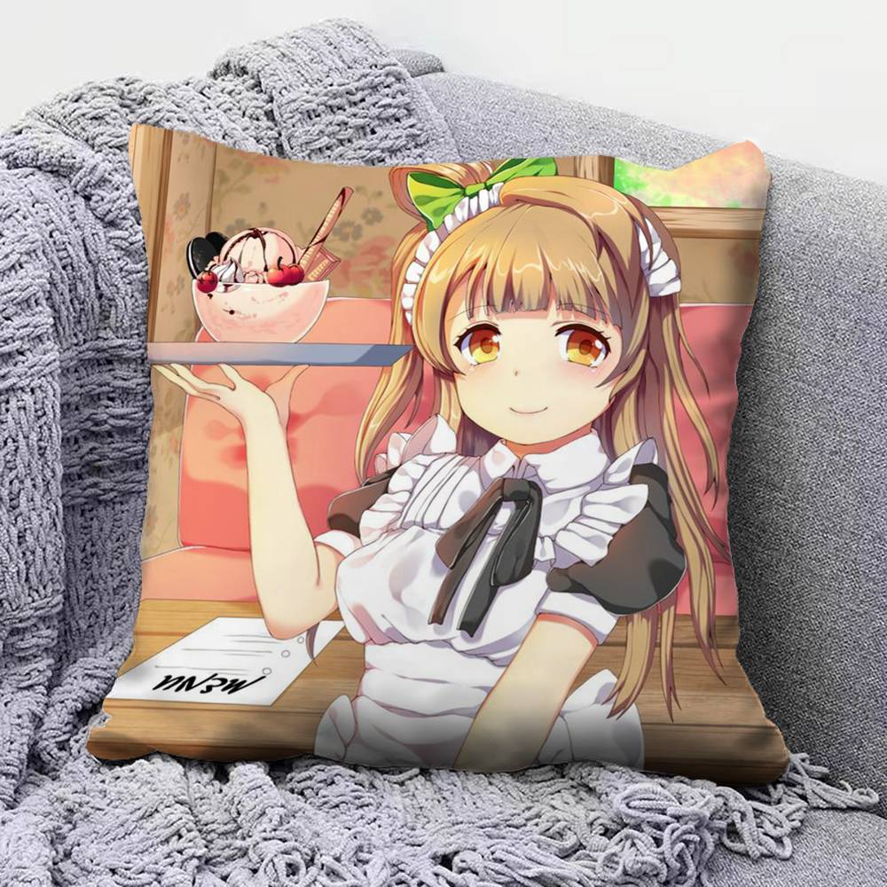Minami Kotori Anime Girl Love Live  Home Sofa Cushion Covers and Aecorative Custom Pillow Covers