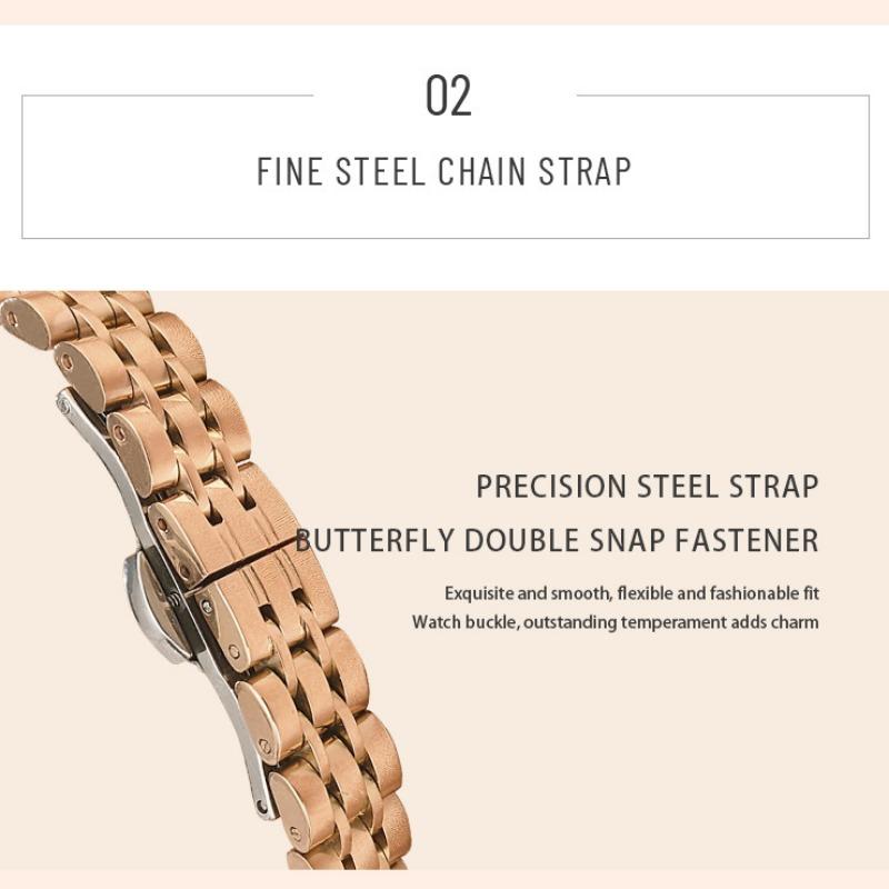 ABORNI женские часы нишевые легкие роскошные кварцевые часы водонепроницаемые маленькие золотисто-зеленые часы с инкрустацией бриллиантами