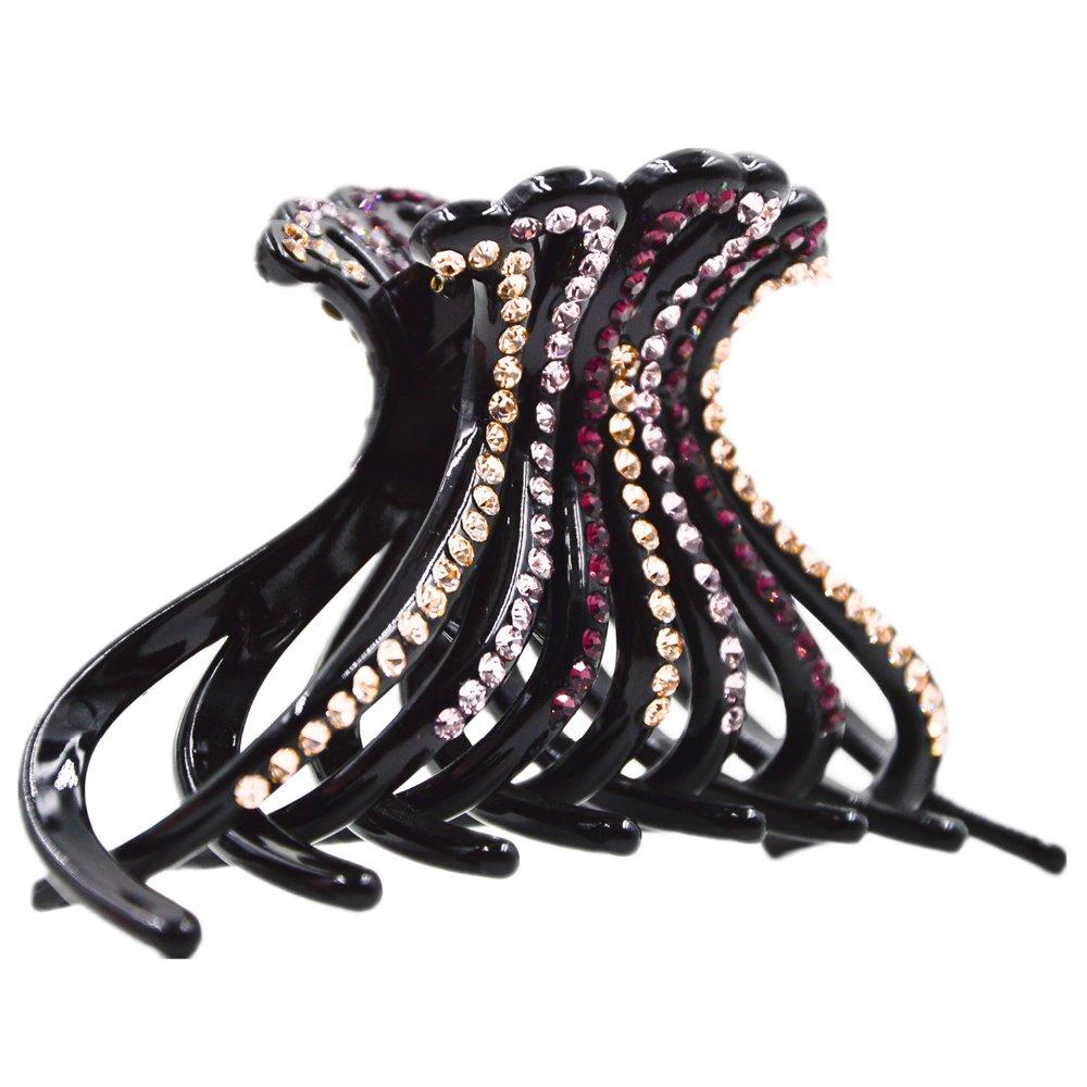 Rhinestone Large Hair Claws Fashion Hair Clip for Women and Girls Hair Accessories Hair Jewelry 11cm Long