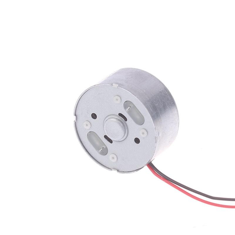 Rf-300Ea-1D390 Dc 1.5V 3V 5V 6V 7250Rpm Mini Mute 24Mm Round Spindle Motor Precious Metal Brush Engine Diy Solar Power Toy Model
